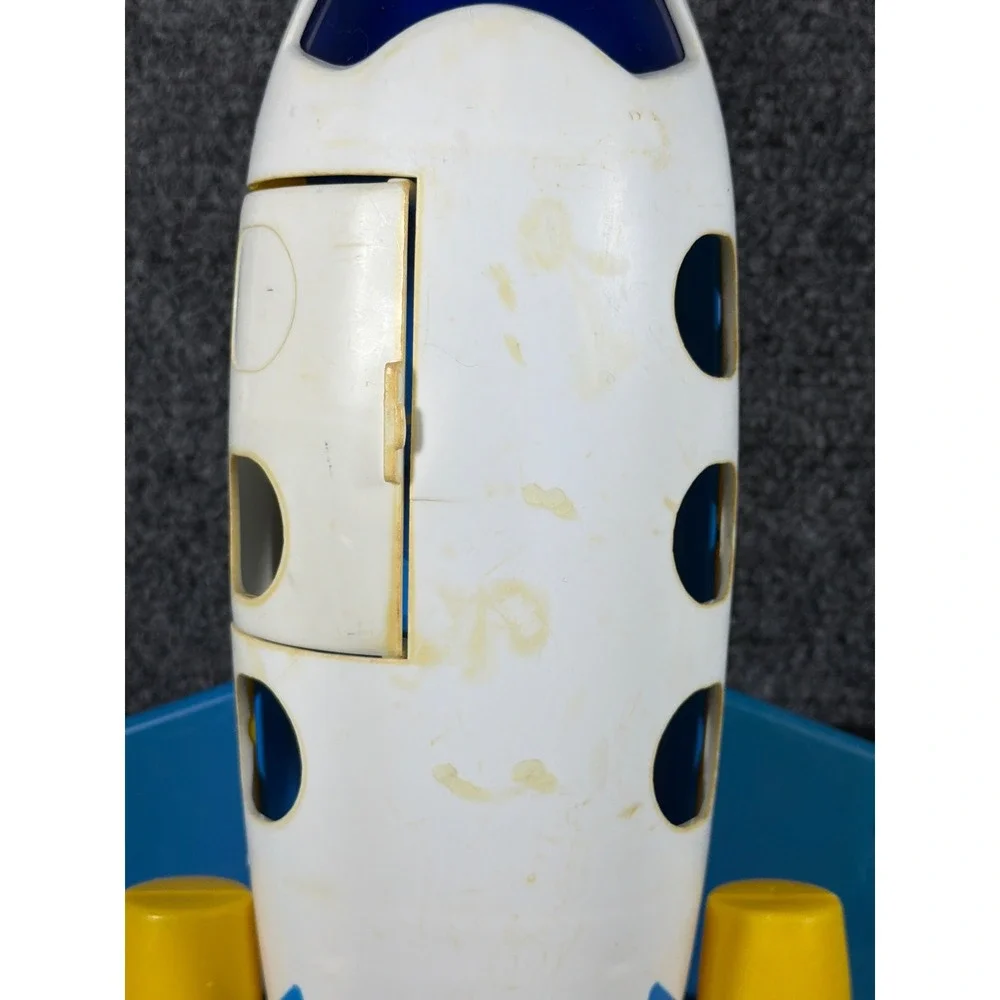 Vintage 1980 Fisher Price Little People Jetliner Airplane Toy 933 White Blue